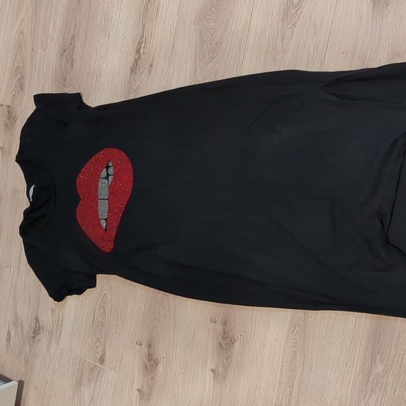 *sold* Lauren Moshi crystal lip maxi dress Sz M - Picture 7 of 7